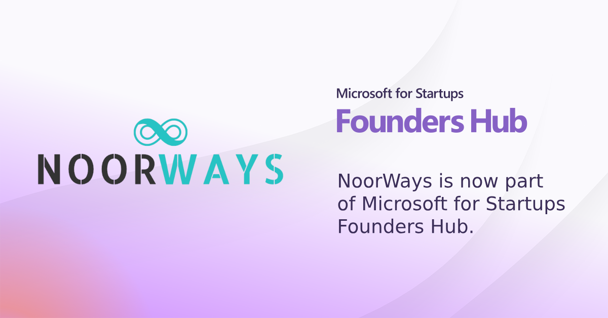 NoorWays rejoint le programme Microsoft For Startups Founders Hub !